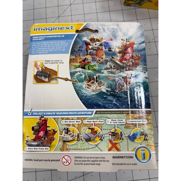 imaginext PIRATE Sets Captain Kid Deckhand Skeleton Cannon New in Box 3 Sets - Picture 8 of 13